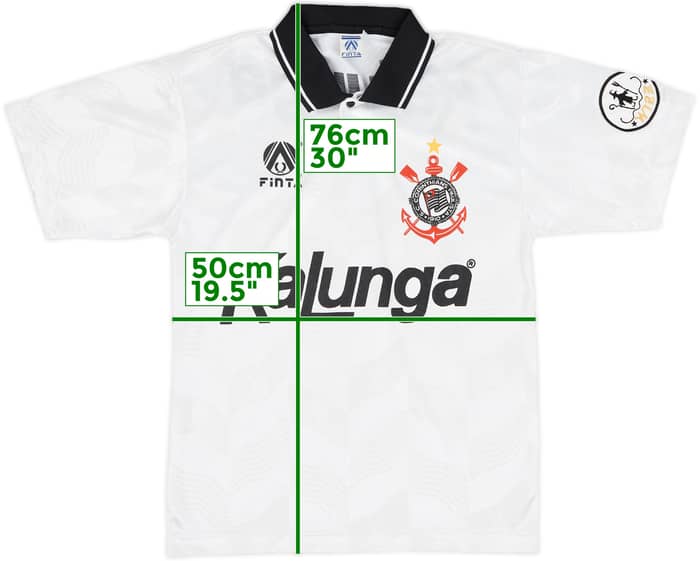 1992-94 Corinthians Home Shirt - 9/10 - (M)