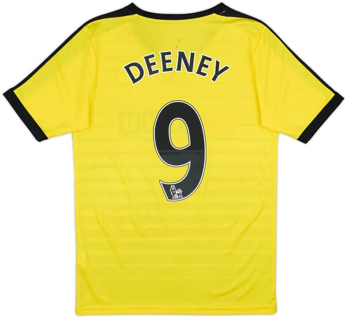 2015-16 Watford Home Shirt Deeney #9 - 4/10 - (S)