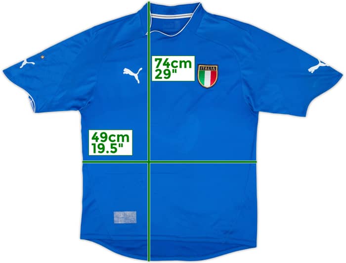 2003-04 Italia Camiseta de local - 6/10 - (M)