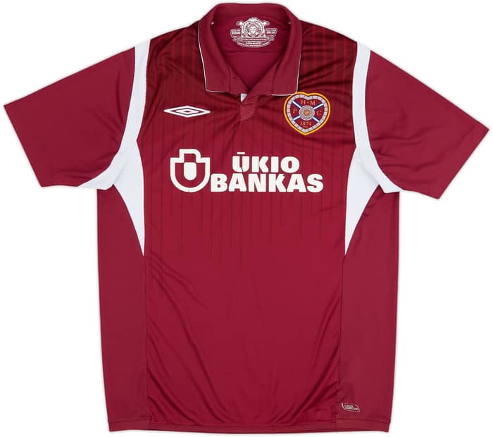 2009-10 Hearts Home Shirt - 5/10 - (M)