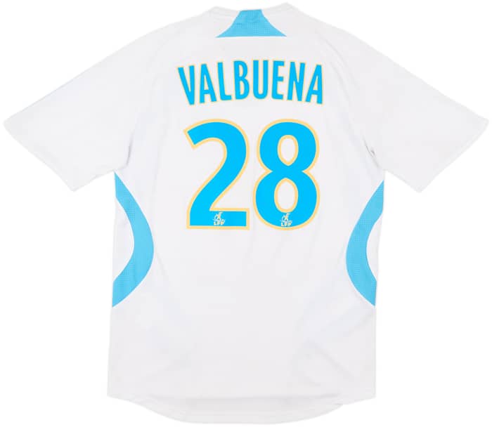 2007-08 Olympique Marseille Home Shirt Valbuena #28 - 7/10 - (S)