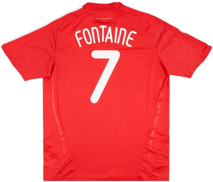 Camiseta de visitante de Francia 2007-08 Fontaine #7 - 5/10 - (XL)