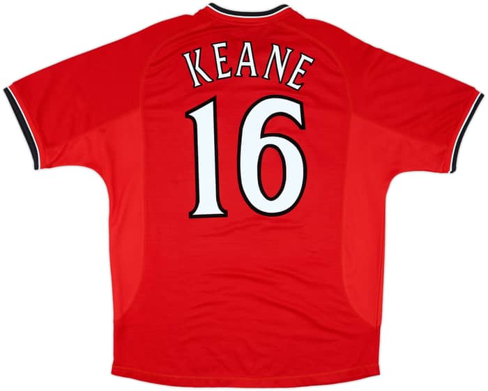 2000-02 Manchester United Home Shirt Keane #16 - 5/10 - (L)