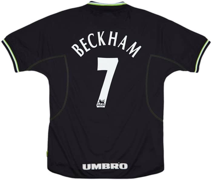 1998-99 Manchester United Third Shirt Beckham #7 - 9/10 - (XL)