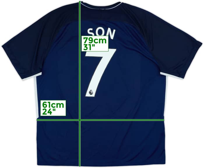 2017-18 Tottenham Away Shirt Son #7 - 6/10 - (XXL)