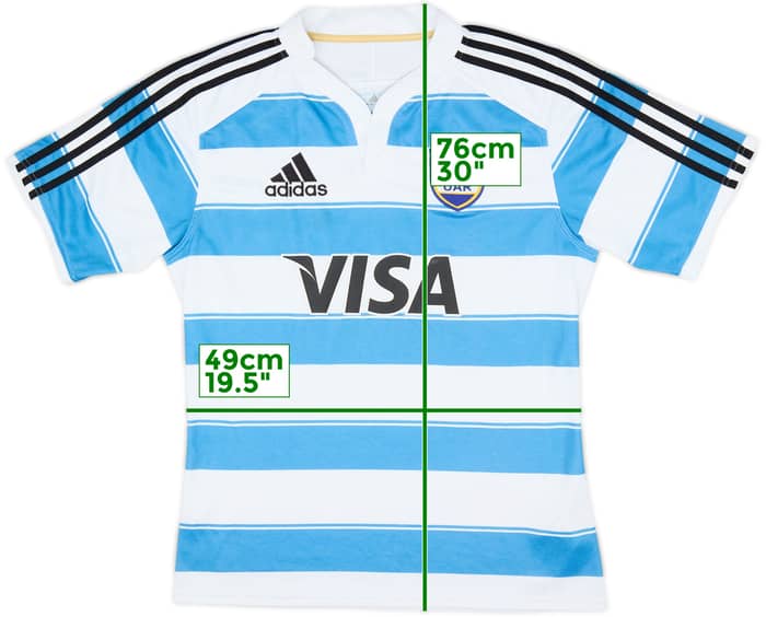 2011 Argentina Rugby Home Shirt - 8/10 - (M)