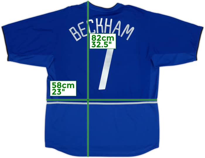 2002-03 Manchester United Third Shirt Beckham #7 - 6/10 - (XL)