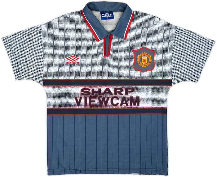 1995-96 Manchester United Away Shirt Cantona #7 - 9/10 - (Y)