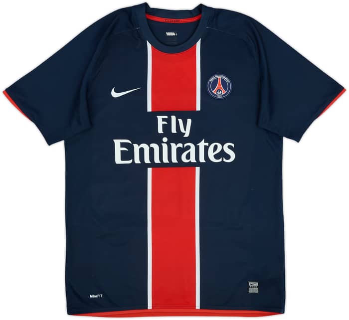 2008-09 Paris Saint-Germain Home Shirt Makelele #4 - 7/10 - (M)