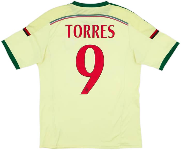 2014-15 AC Milan Third Shirt Torres #9 - 6/10 - (L)