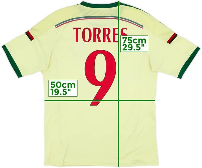2014-15 AC Milan Third Shirt Torres #9 - 6/10 - (L)
