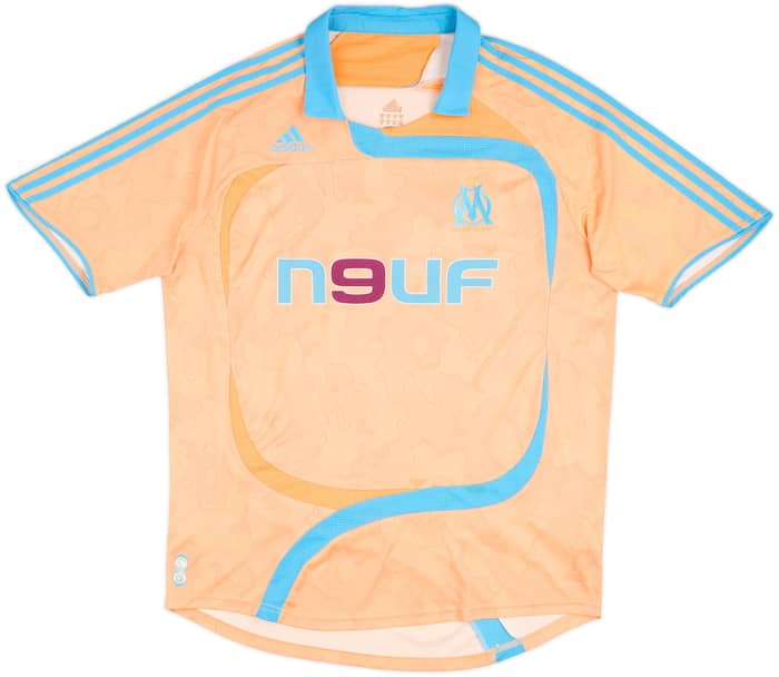 Camiseta de la tercera equipación del Olympique Marseille 2007-08 Cisse #9 - 8/10 - (XL)