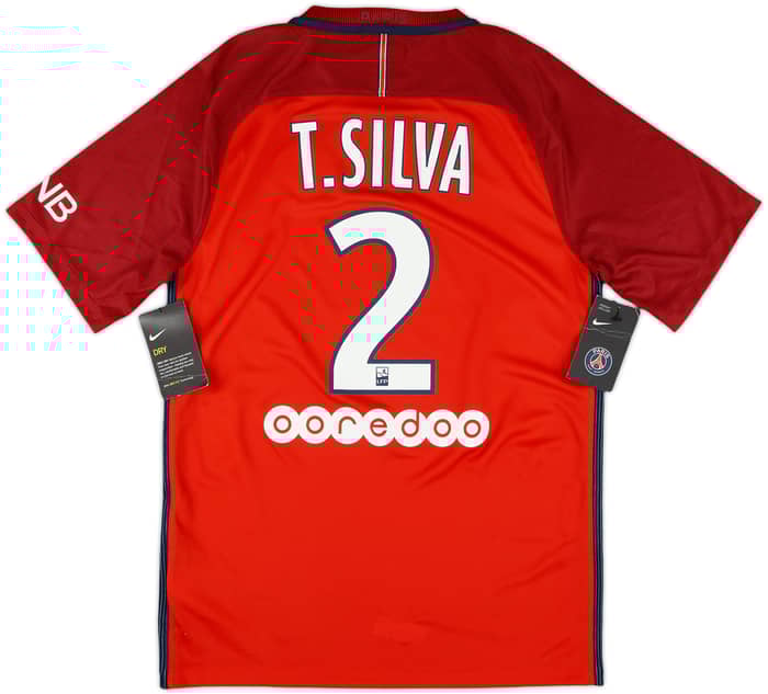 2016-17 Paris Saint-Germain Away Shirt T.Silva #2 (S)