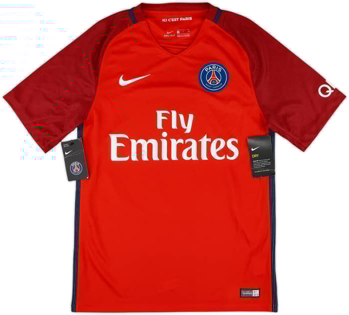 2016-17 Paris Saint-Germain Away Shirt T.Silva #2 (S)