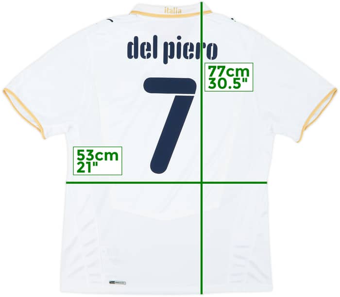 2007-08 Italy Away Shirt Del Piero #7 (L)