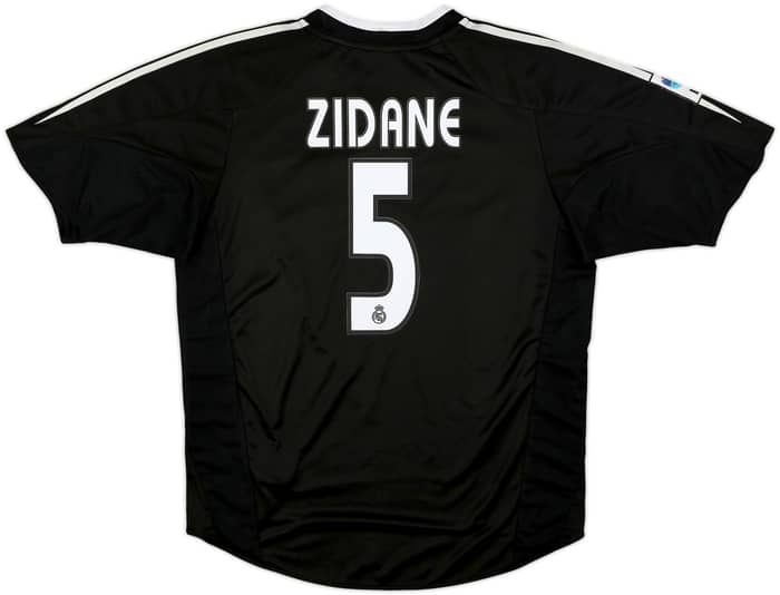 2004-05 Real Madrid Away Shirt Zidane #5 - 8/10 - (M)