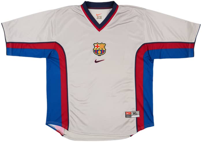 1998-01 Barcelona Away Shirt Rivaldo #11 - 9/10 - (XL)