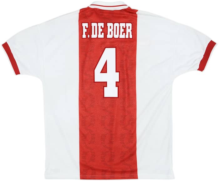1998-99 Ajax Home Shirt F.De Boer #4 (XL)