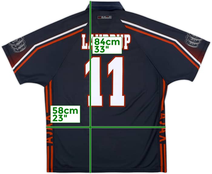 1997-98 Ajax Away Shirt Laudrup #11 - 10/10 - (XL)