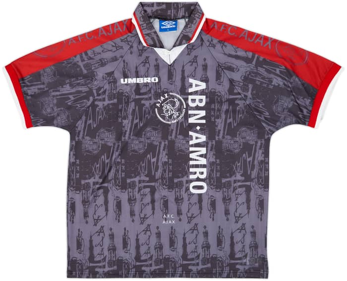 1996-97 Ajax Away Shirt Kluivert #9 - 10/10 - (XL)