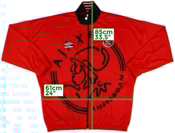 1995-96 Ajax Umbro Track Jacket - 9/10 - (XXL)