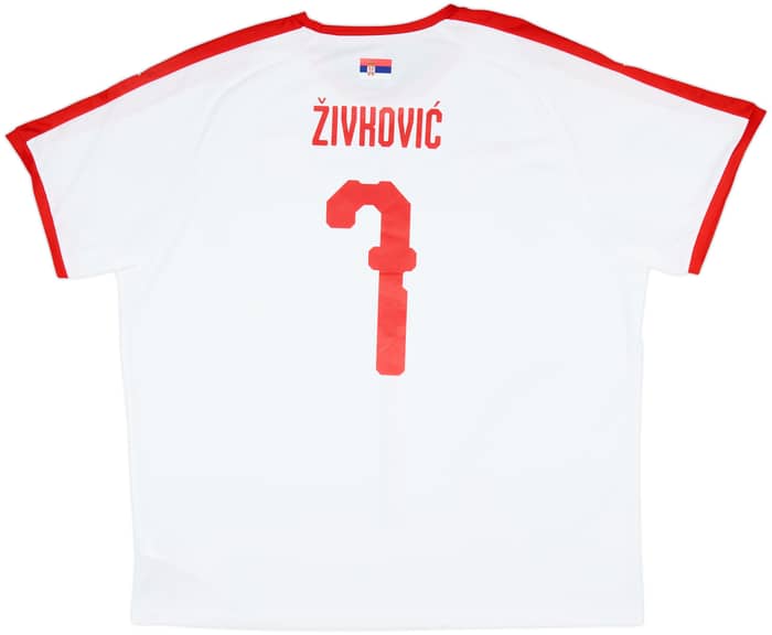 2018-20 Serbia Away Shirt Zivkovic #7 - 7/10 - (3XL)