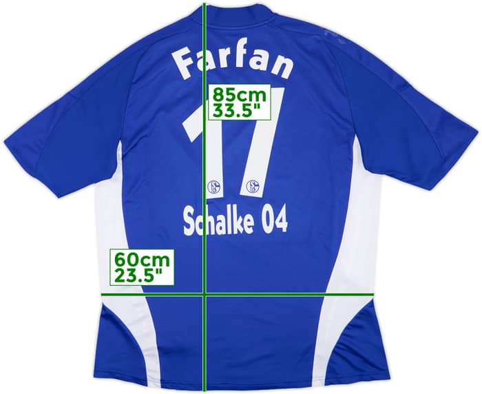 2008-10 Schalke Home Shirt Farfan #17 - 4/10 - (3XL)
