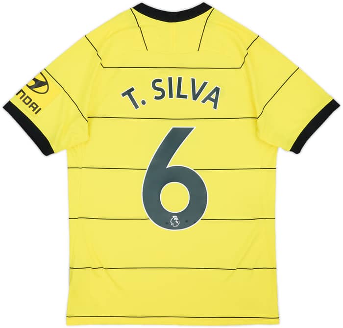 2021-22 Chelsea Away Shirt T.Silva #6 - 5/10 - (S)