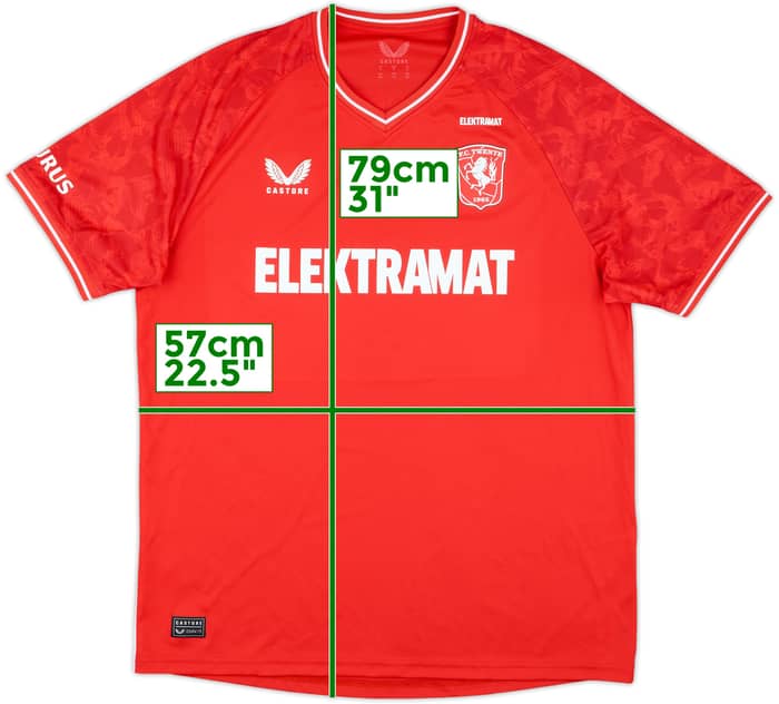 2023-24 FC Twente Home Shirt - 10/10 - (XL)