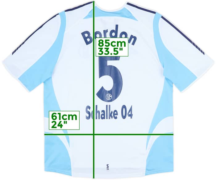 2005-07 Schalke Third Shirt Bordon #5 - 8/10 - (XL)