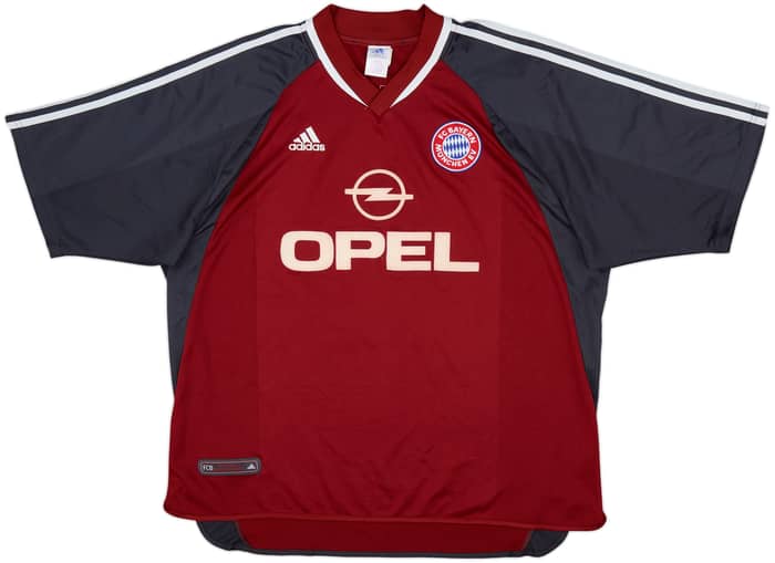 2001-02 Bayern Munich Home Shirt Elber #9 - 9/10 - (XXL)