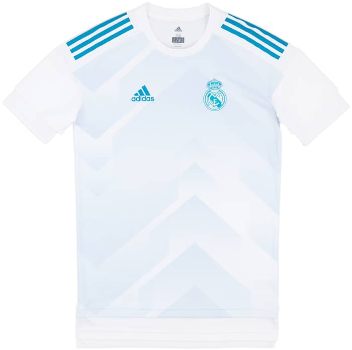 2017-18 Real Madrid adidas Training Shirt - 10/10 - (XS)