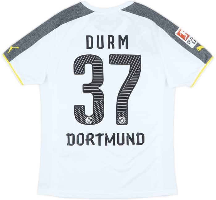 2013-15 Borussia Dortmund Third Shirt Durm #37 - 8/10 - (S)
