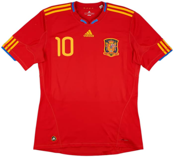 2009-10 Spain Home Shirt Fabregas #10 - 7/10 - (L)