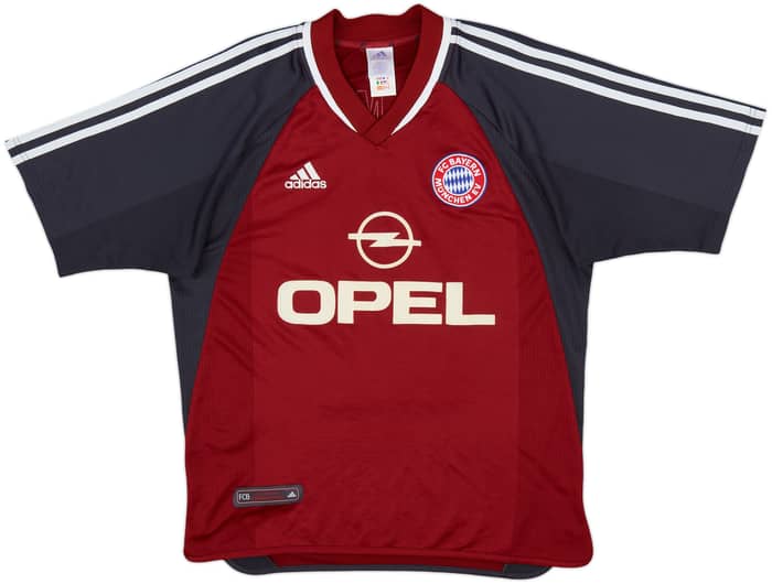 2001-02 Bayern Munich Home Shirt Elber #9 - 7/10 - (M)