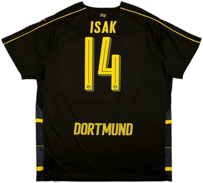 2016-17 Borussia Dortmund Away Shirt Isak #14 - 9/10 - (3XL)