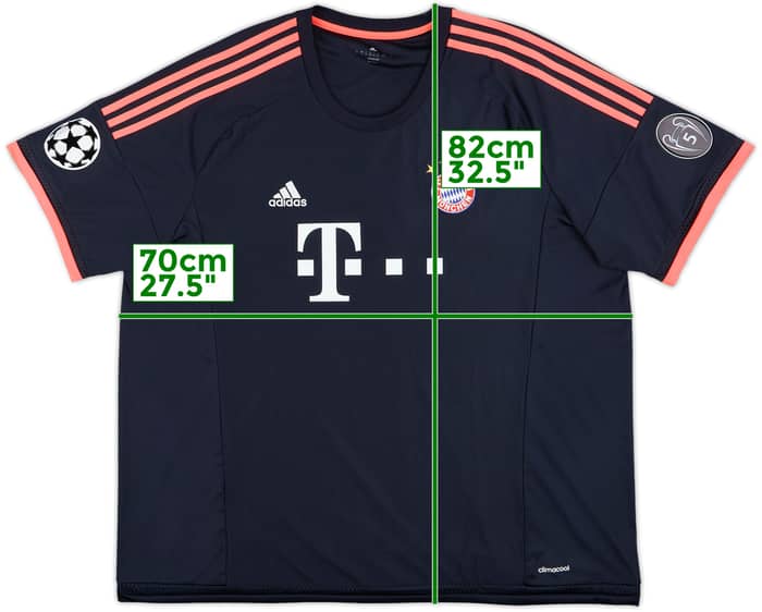 2015-16 Bayern Munich Third Shirt Lewandowski #9 - 4/10 - (3XL)
