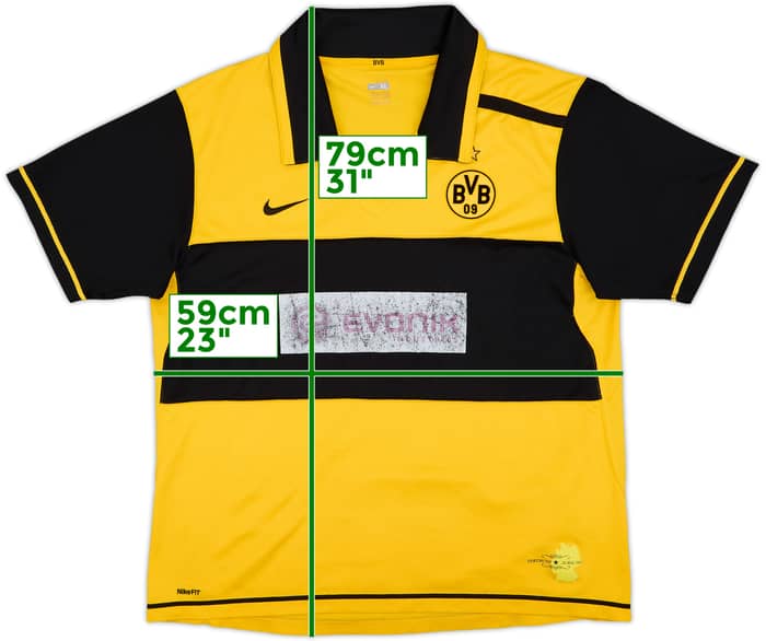 2007-08 Borussia Dortmund Home Shirt - 4/10 - (XL)