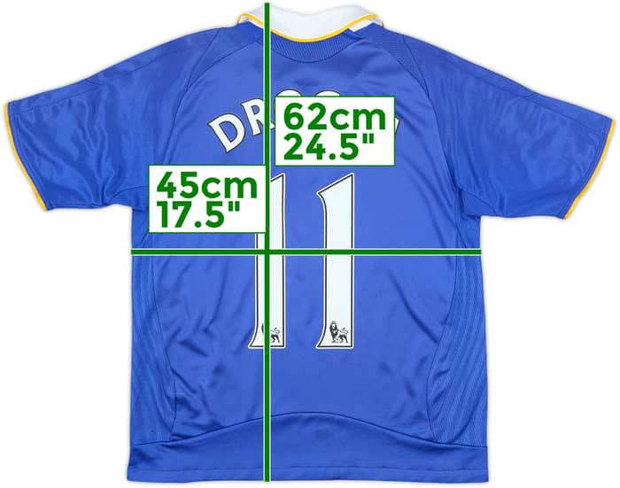 2008-09 Chelsea Home Shirt Drogba #11 - 7/10 - (M.Boys)