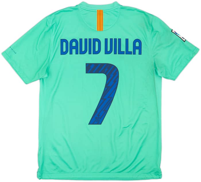 2010-11 Barcelona Away Shirt David Villa #7 - 6/10 - (M)