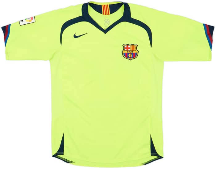 2005-06 Barcelona Away Shirt Ronaldinho #10 - 9/10 - (S)