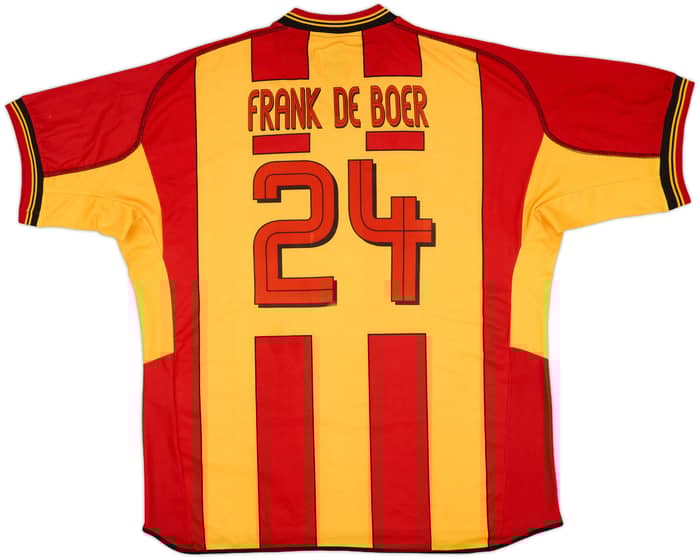 2002-03 Galatasaray Home Shirt Frank De Boer #24 - 7/10 - (XXL)
