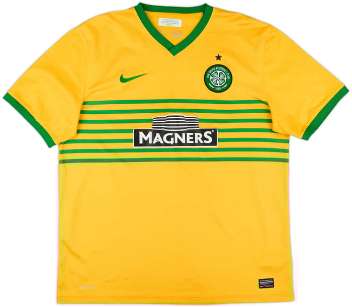 2013-14 Celtic Away Shirt Virgil #5 - 8/10 - (XL)