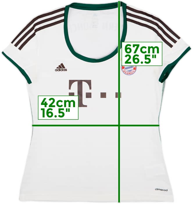 2013-14 Bayern Munich Away Shirt - 8/10 - (Women's L)