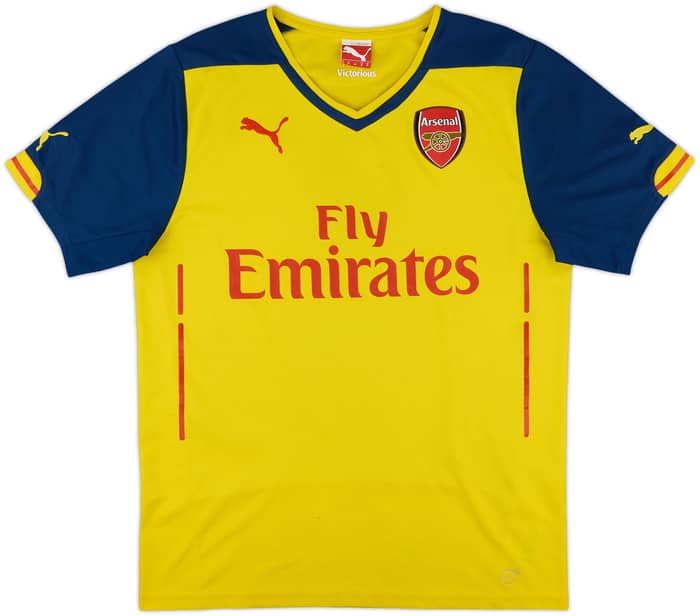 2014-15 Arsenal Away Shirt Arteta #8 - 7/10 - (M)