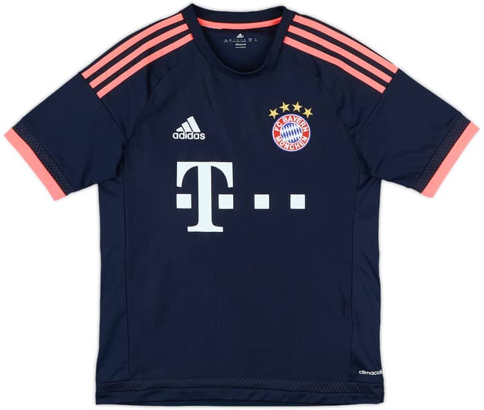2015-16 Bayern Munich Third Shirt Lewandowski #9 - 7/10 - (L.Boys)