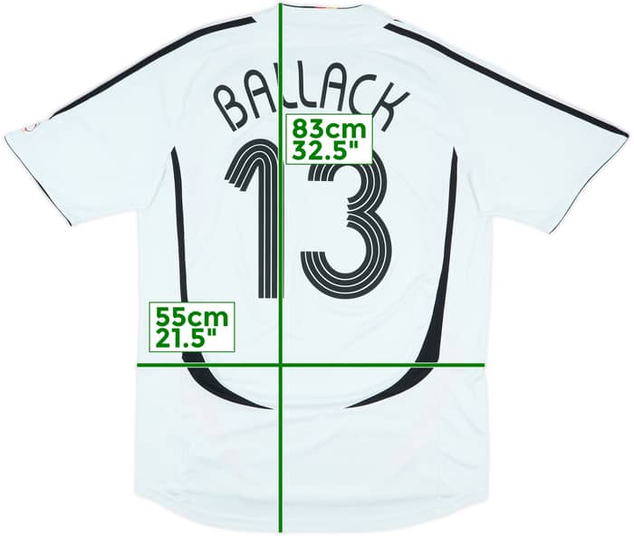 2005-07 Germany Home Shirt Ballack #13 - 6/10 - (L)
