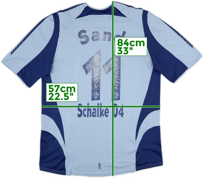 2005-07 Schalke Away Shirt Sand #11 - 5/10 - (XL)