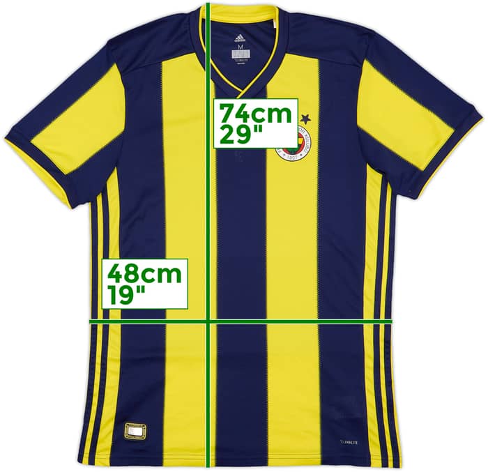 2018-19 Fenerbahce Home Shirt - 9/10 - (M)