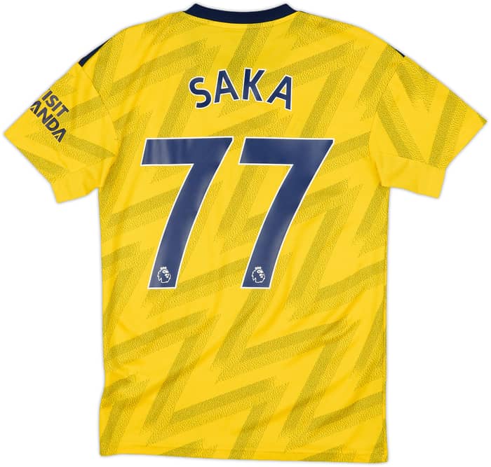 2019-20 Arsenal Away Shirt Saka #77 - 10/10 - (XS)